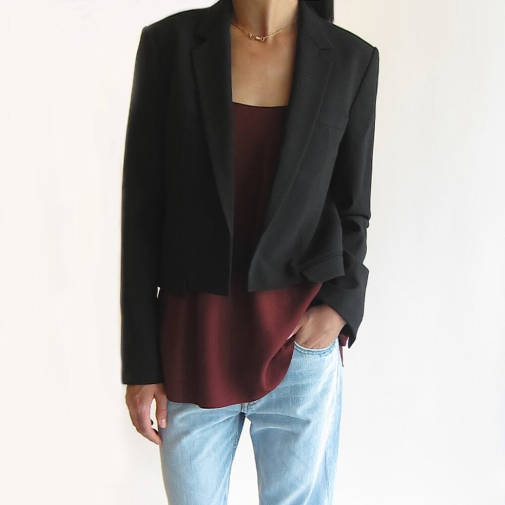 Helmut Lang cropped blazer